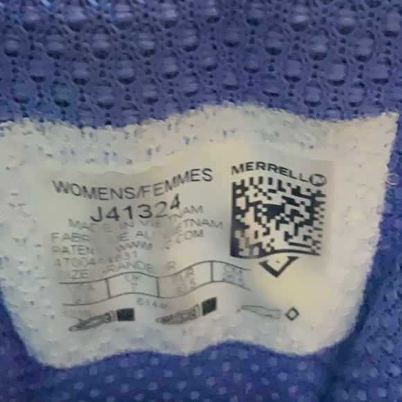 Merrell Women’s Gray Blue Siren Edge Hiking Sneakers Size 9.5 Q2 J41324 - Picture 4 of 11